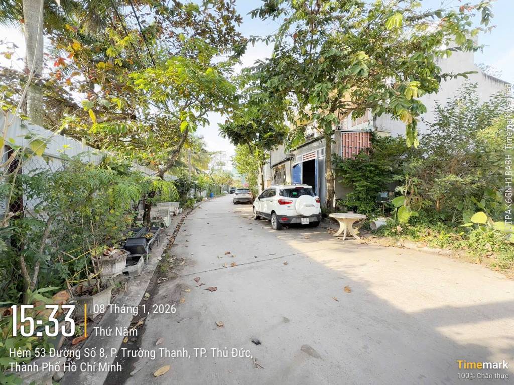 2 NỀN ĐẤT GÓC 2 MẶT TIỀN - HẺM 53 ĐƯỜNG 8 LÒ LU